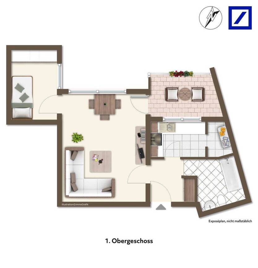 Wohnen mit Wohlfühlcharakter und Effizienz 2 zimmer