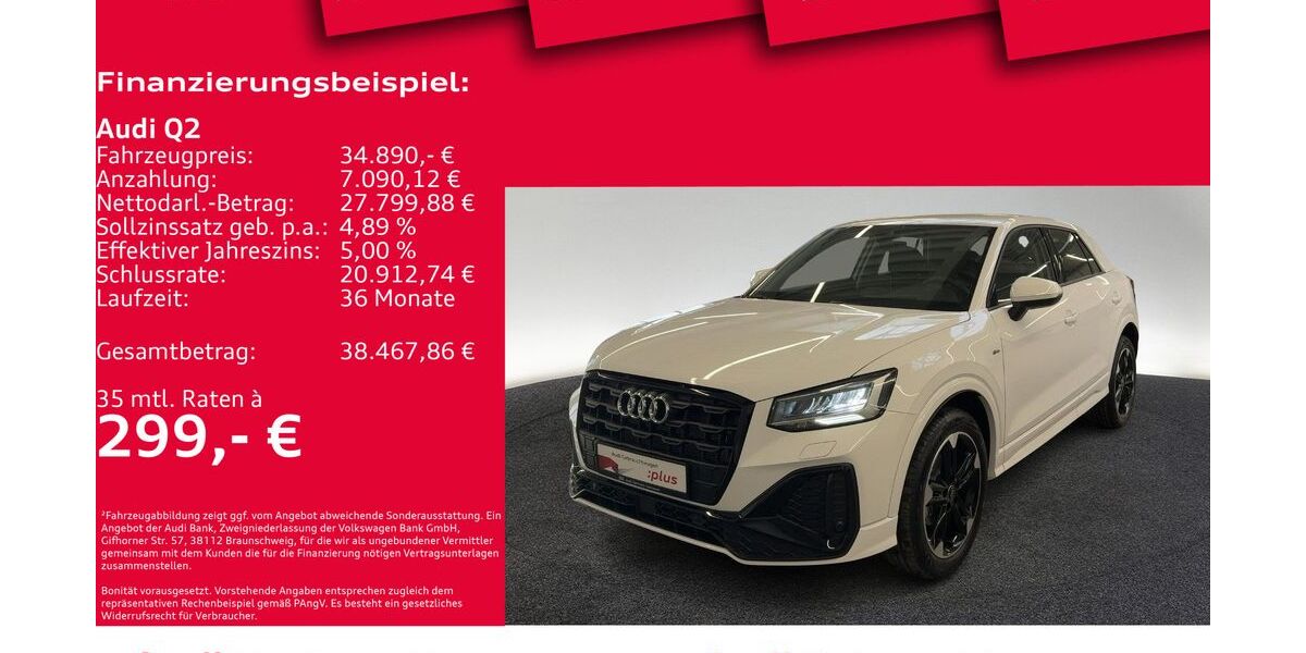 Audi Q2 4.999 km 34.890 &euro; Hannover 30179
