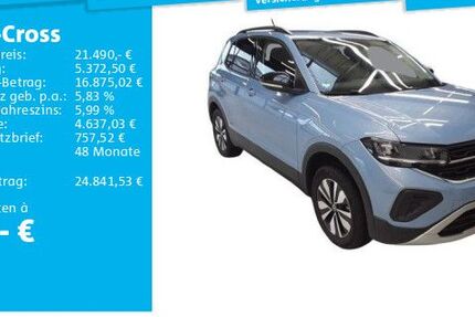VW T-Cross 6.117 km 21.490 € Hannover 30519