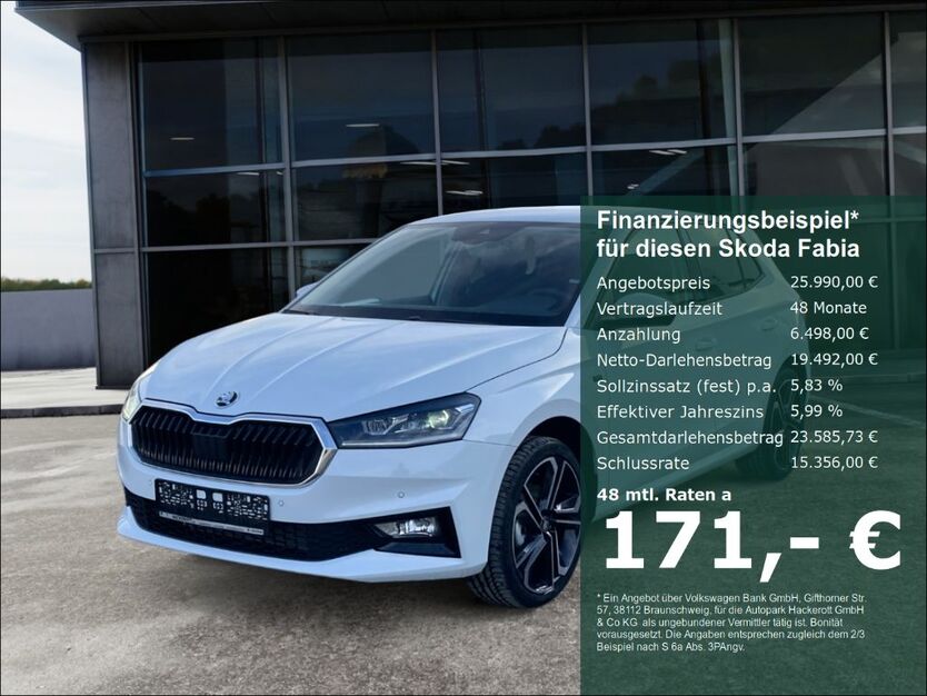 Skoda Fabia 3.900 km 25.990 € Langenhagen 30853