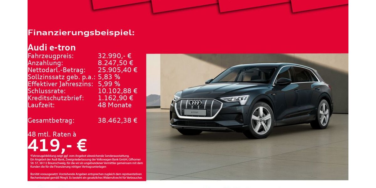 Audi e-tron 71.004 km 32.990 &euro; Hannover 30179