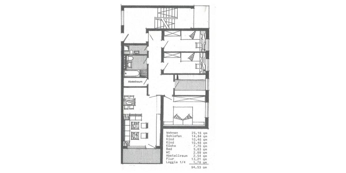 Hochparterre Hannover Buchholz-Kleefeld - 4 Zimmer, 95 m&sup2;, 260.000&euro; | Angebot:27460763