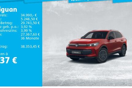 VW Tiguan 25.543 km 34.480 &euro; Lehrte 31275