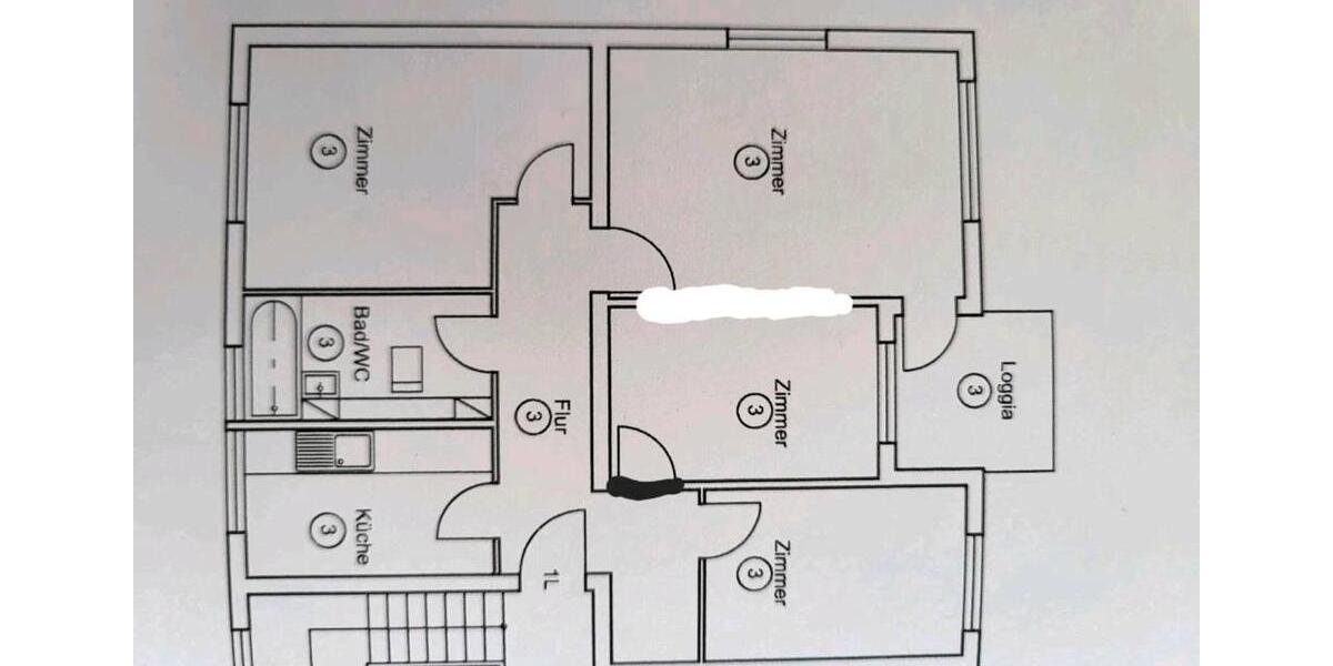 Etagenwohnung Hannover Herrenhausen-Stöcken - 4 Zimmer, 73 m&sup2;, 260.000&euro; | Angebot:26319461