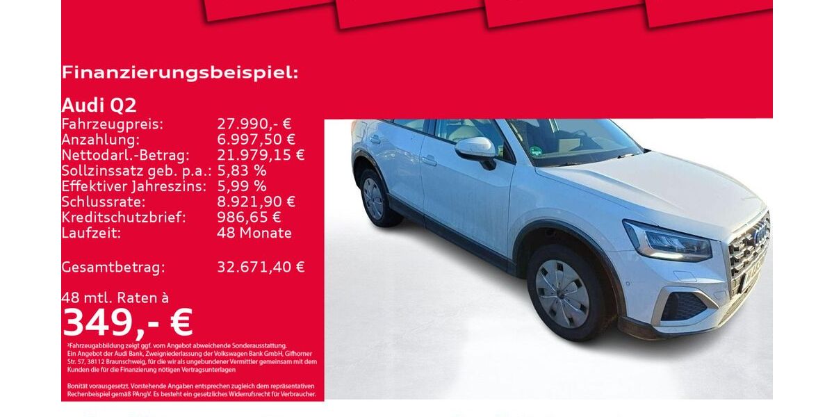 Audi Q2 68.940 km 27.850 &euro; Hannover 30179