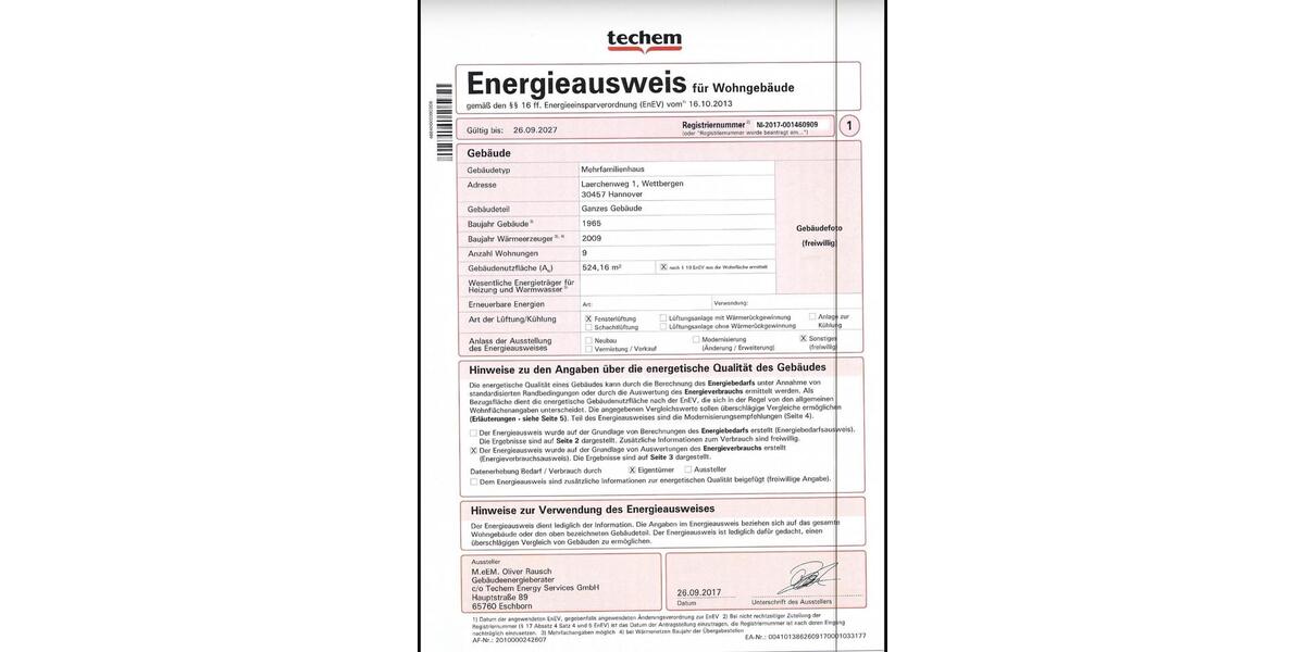 Etagenwohnung Hannover Ricklingen - 1 Zimmer, 45 m&sup2;, 110.000&euro; | Angebot:27535491