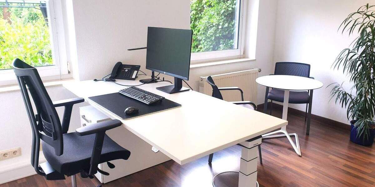 Modernes Wohlfühl-Büro in grüner Top-Lage - flexibel, möbliert, ab sofort zimmer