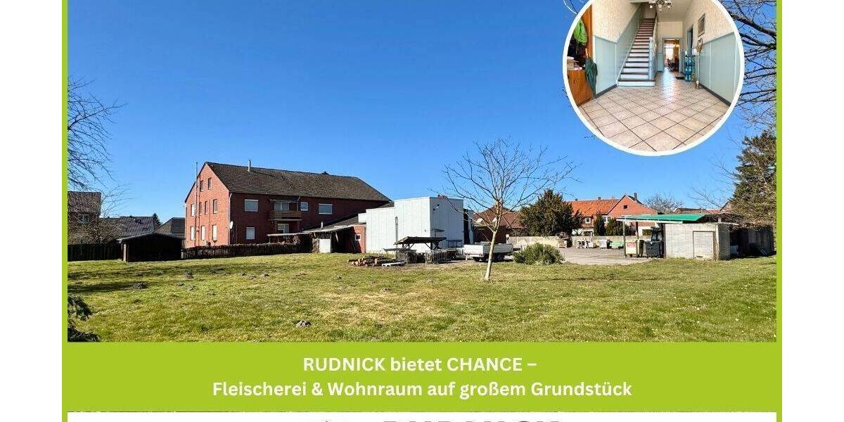 RUDNICK bietet CHANCE - Fleischerei & Wohnraum auf großem Grundstück zimmer