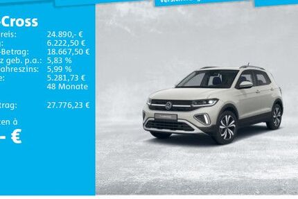 VW T-Cross 1.233 km 24.890 &euro; Langenhagen 30853