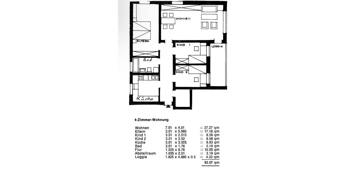 Etagenwohnung Springe - 4 Zimmer, 93 m&sup2;, 275.000&euro; | Angebot:26802381