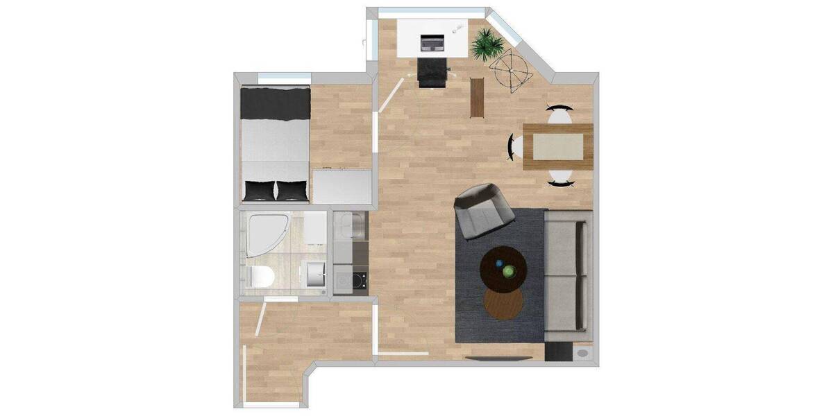 Etagenwohnung Hannover Herrenhausen - 2 Zimmer, 30 m&sup2;, 640&euro; | Angebot:26819197