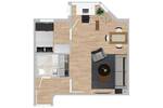 Etagenwohnung Hannover Herrenhausen - 2 Zimmer, 30 m&sup2;, 640&euro; | Angebot:26819197