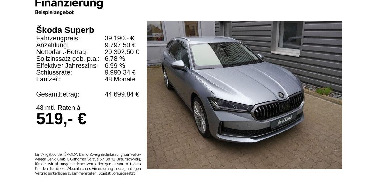 Skoda Superb 31.309 km 38.890 &euro; Hildesheim 31137