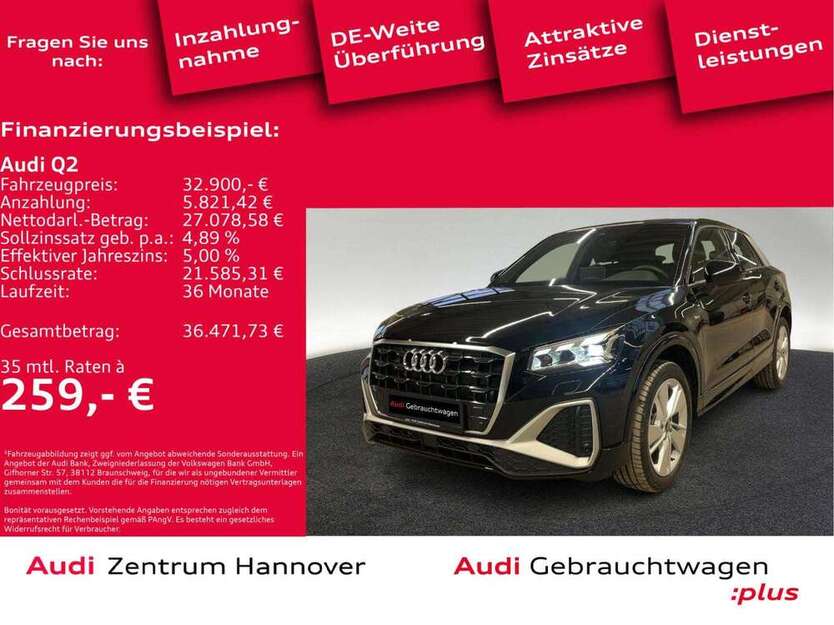 Audi Q2 9.999 km 32.901 € Hannover 30179