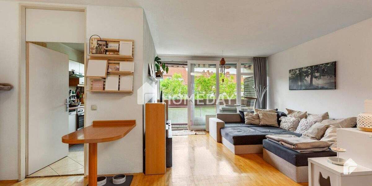 Zentral gelegen am Ufer der Ihme: ETW mit SW-Loggia im Ihme-Zentrum 3 zimmer