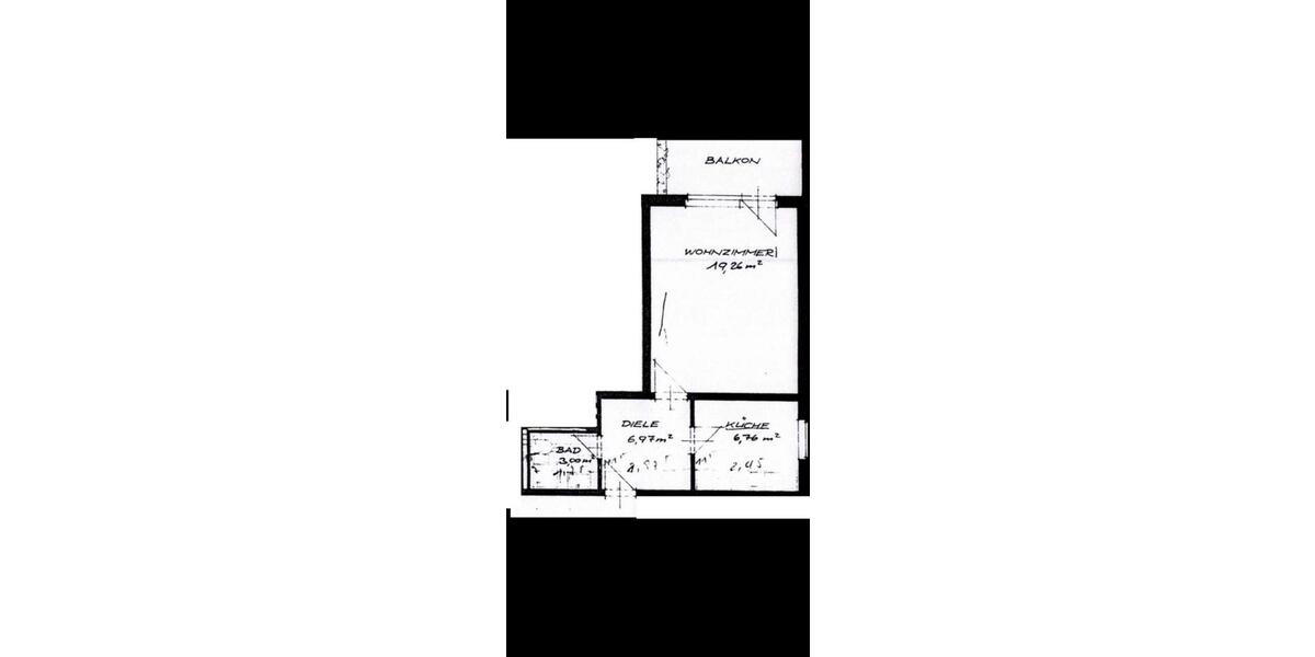 Etagenwohnung Hannover Linden-Limmer - 1 Zimmer, 37 m&sup2;, 520&euro; | Angebot:26442161