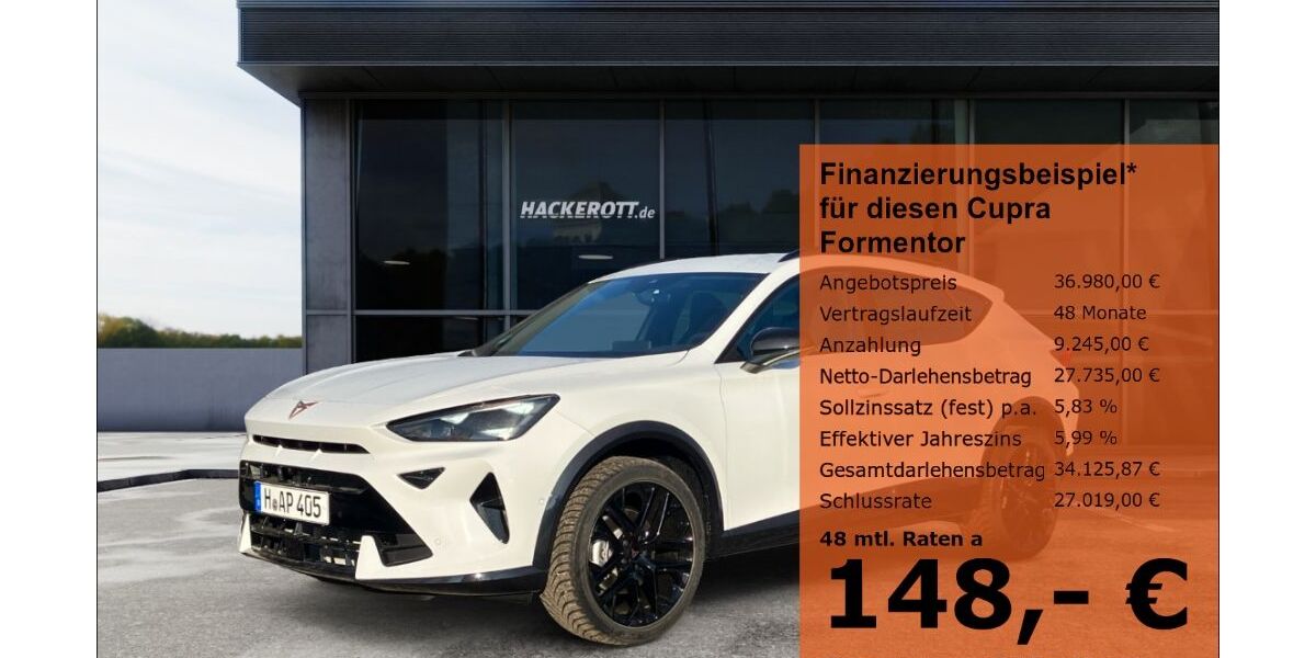 Cupra Formentor 8.512 km 33.980 &euro; Hannover 30165