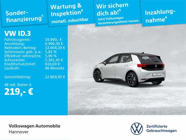 VW ID.3 52.699 km 19.990 € Lehrte 31275