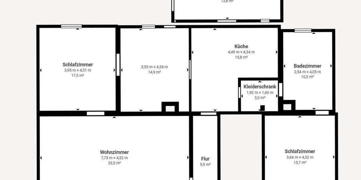 Etagenwohnung Nordstemmen Mahlerten - 4 Zimmer, 130 m&sup2;, 1.150&euro; | Angebot:26695267
