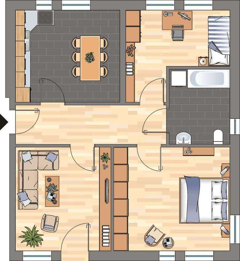 Wohnung zum Mieten in Hannover 663 € 77.22 m²