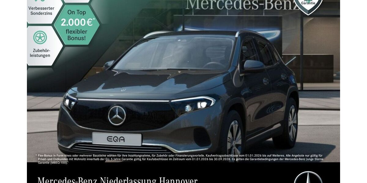 Mercedes-Benz EQA 4.547 km 36.490 &euro; Hannover/Langenhagen 30855