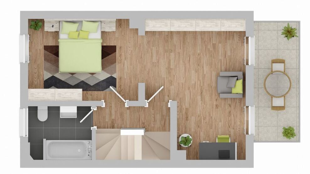 Ihr neues Zuhause mit Balkon und Garage 4 zimmer