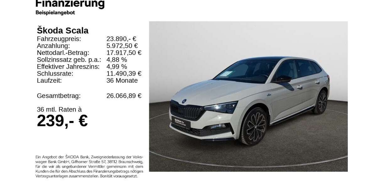 Skoda Scala 41.179 km 23.590 &euro; Hildesheim 31137