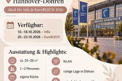 Wohnung Hannover Döhren-Wülfel - 1 Zimmer, 23 m&sup2;, 500&euro; | Angebot:27583610