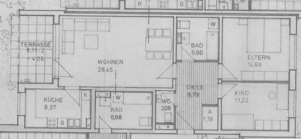 Hochparterre Hannover Ahlem-Badenstedt-Davenstedt - 3 Zimmer, 85 m&sup2;, 225.000&euro; | Angebot:26336044