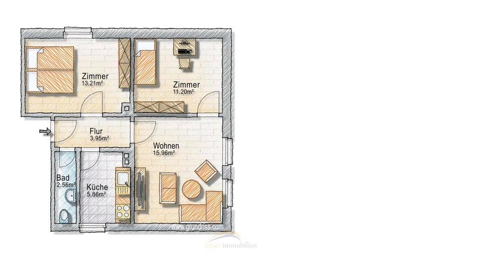 3 Zimmer Altbauwohnung, super geschnitten, nahe Leinemasch 3 zimmer