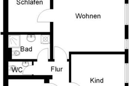 Schöner Wohnen: geräumige 4-Zimmer-Wohnung 4 zimmer