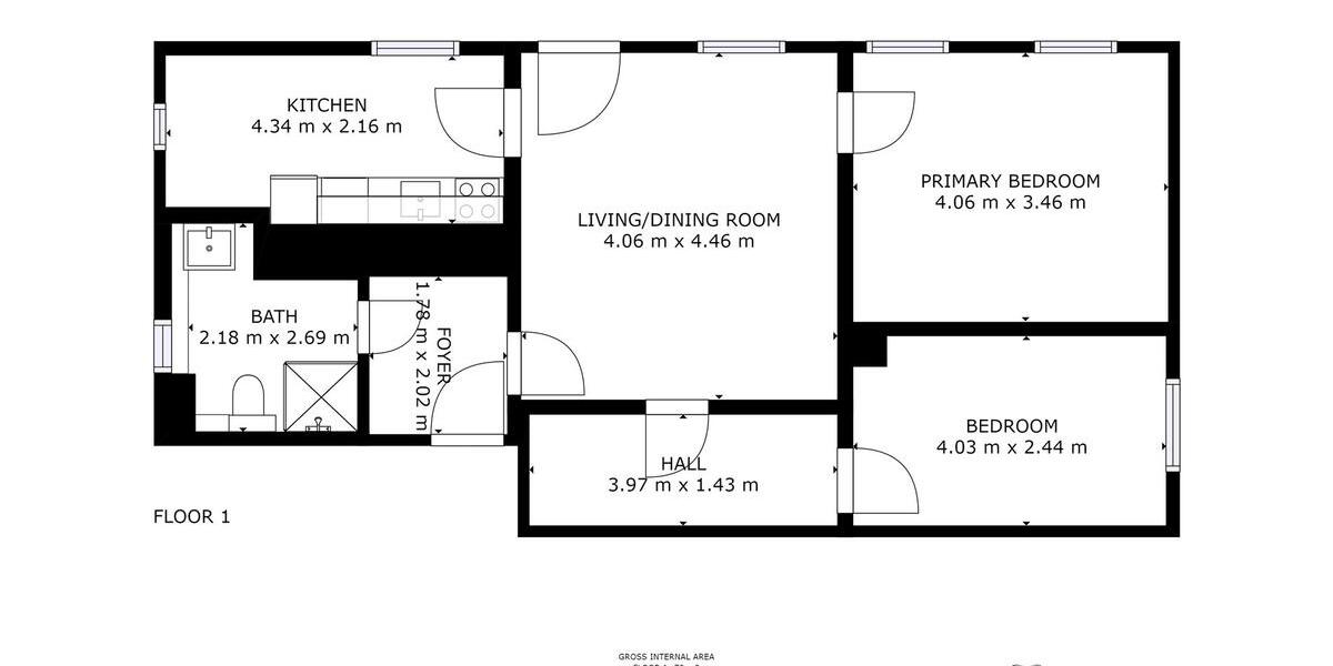 Erdgeschoßwohnung Hannover Nord - 3 Zimmer, 77 m&sup2;, 1.150&euro; | Angebot:26354075