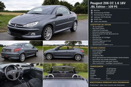Peugeot 206 96.000 km 3.490 &euro; Wedemark 30900