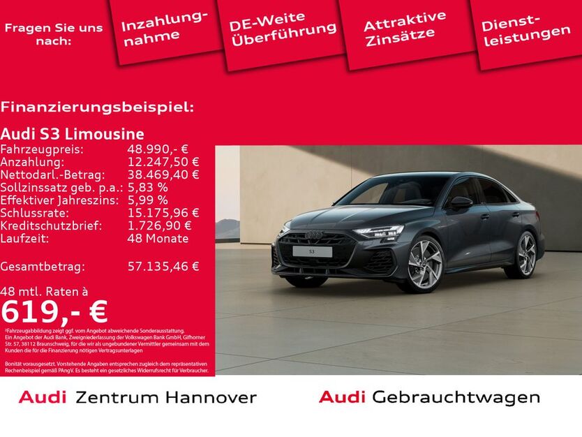 Audi A3 17.456 km 48.990 € Hannover 30179