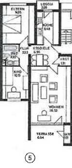 Etagenwohnung Laatzen Rethen - 3 Zimmer, 80 m&sup2;, 193.000&euro; | Angebot:26388525