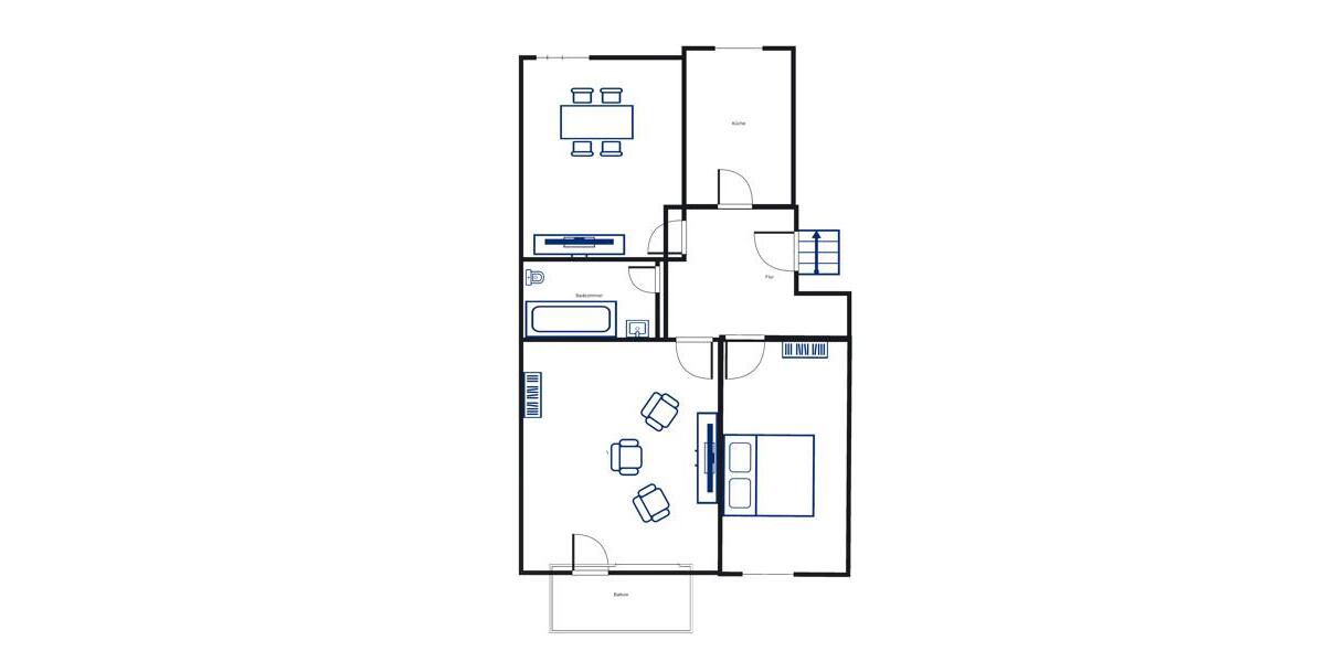 Etagenwohnung Hannover Döhren-Wülfel - 3 Zimmer, 71 m&sup2;, 888&euro; | Angebot:25444352
