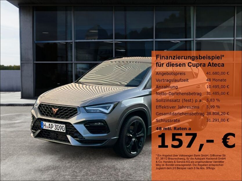 Cupra Ateca 12.000 km 41.680 € Laatzen 30880