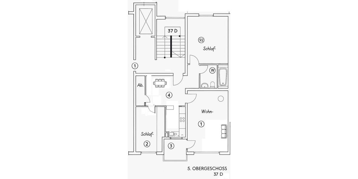 Etagenwohnung Hannover Ricklingen - 3 Zimmer, 75 m&sup2;, 159.000&euro; | Angebot:25300191