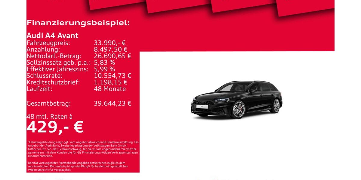 Audi A4 38.238 km 33.990 &euro; Hannover 30179