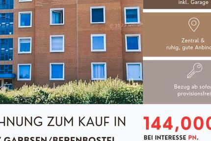 PROVISIONFREIE 3-Zimmer-Eigentumswohnung in GarbsenBerenbostel. 3 zimmer