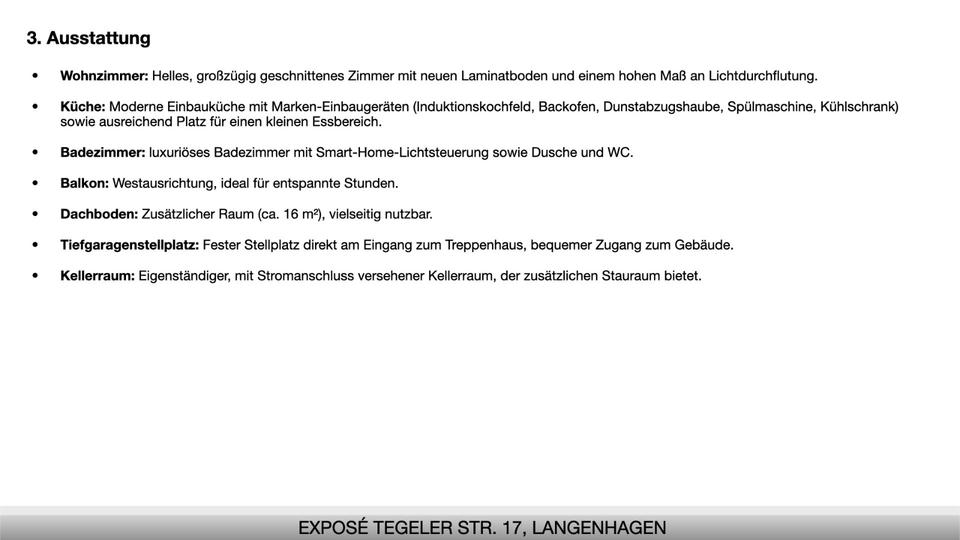 Prov.-freie, Exklusive DG-Wohnung mit EBK, Balkon & TG-Stellp. 2.5 zimmer