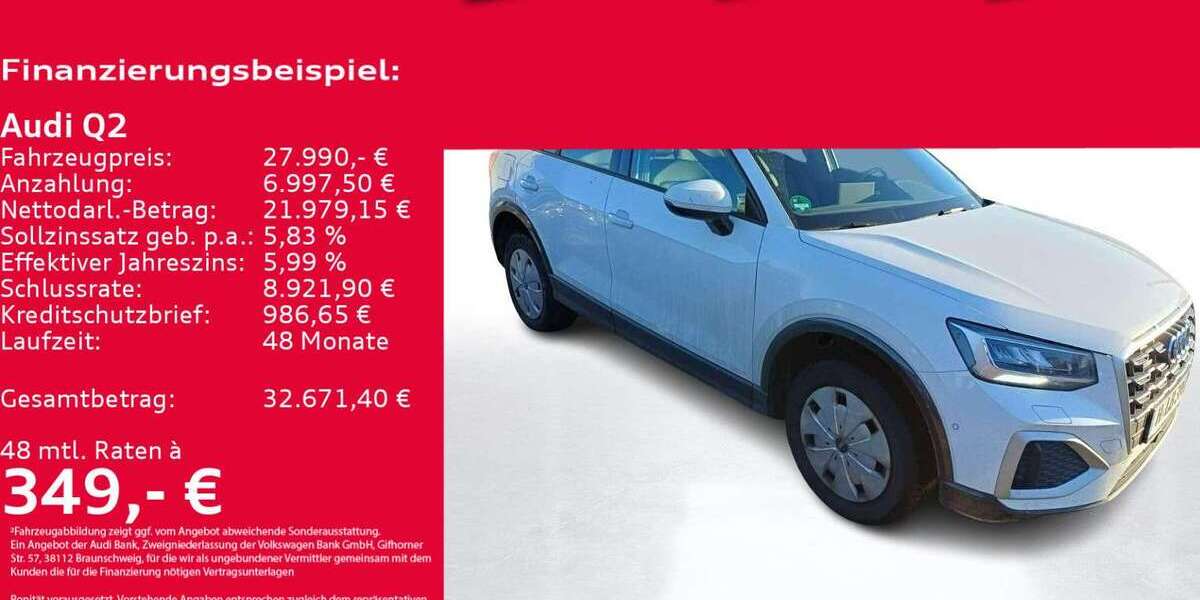Audi Q2 68.940 km 27.990 &euro; Hannover 30179