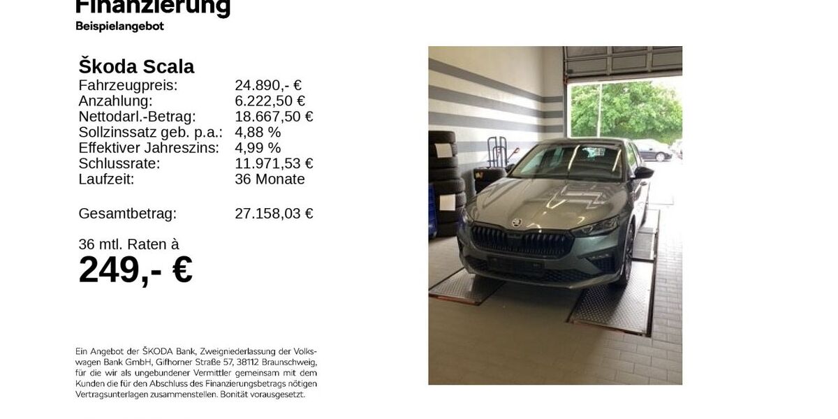 Skoda Scala 14.490 km 24.570 &euro; Hildesheim 31137