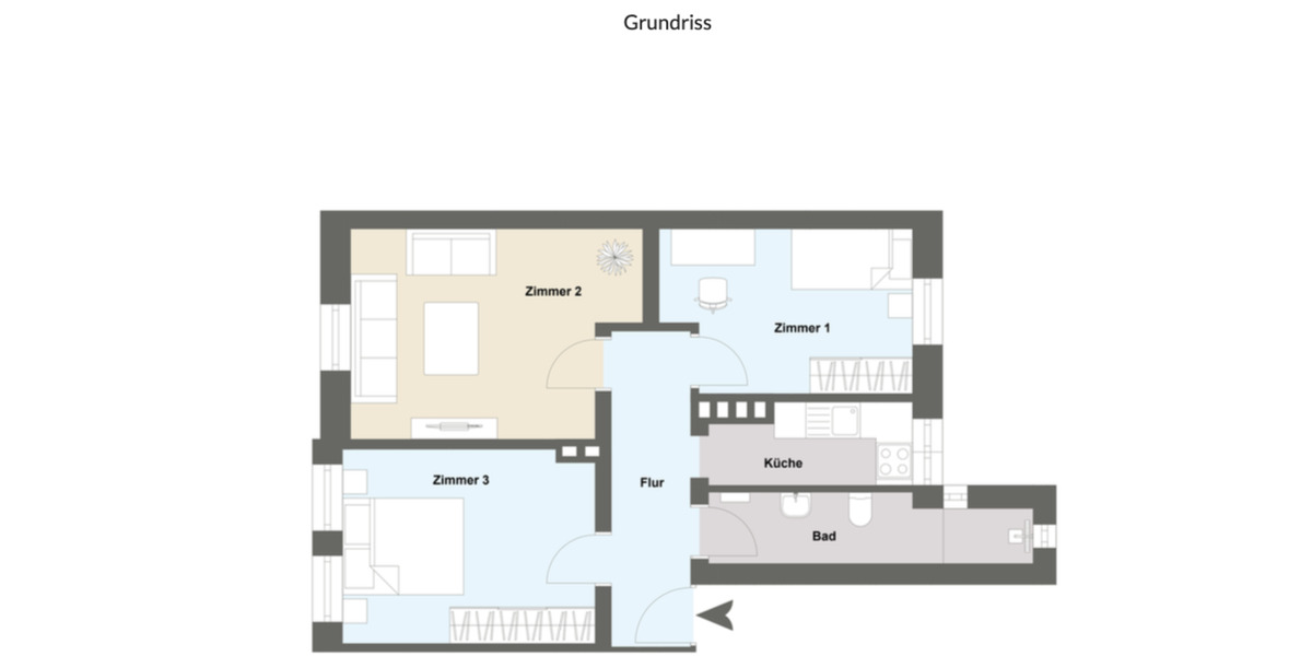 Frisch & kernsanierte 3-Zimmer-Whg im Herzen von Linden-Limmer 3 zimmer