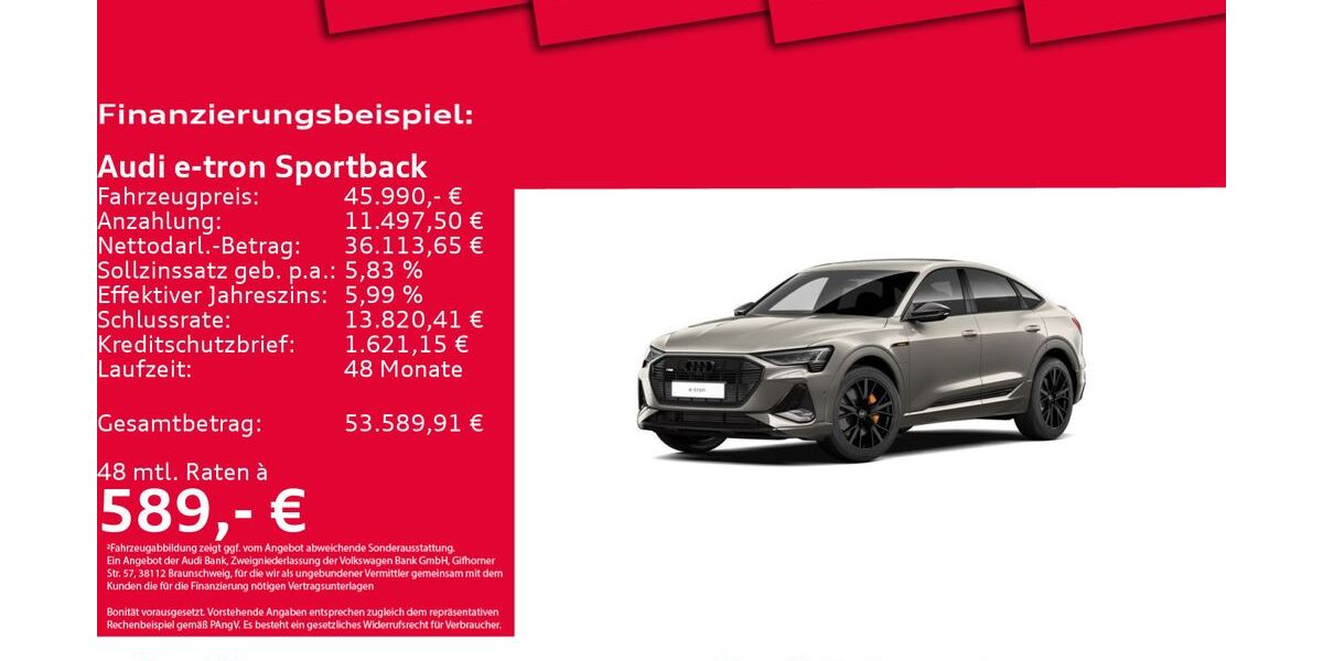 Audi e-tron 14.377 km 45.990 &euro; Hannover 30179