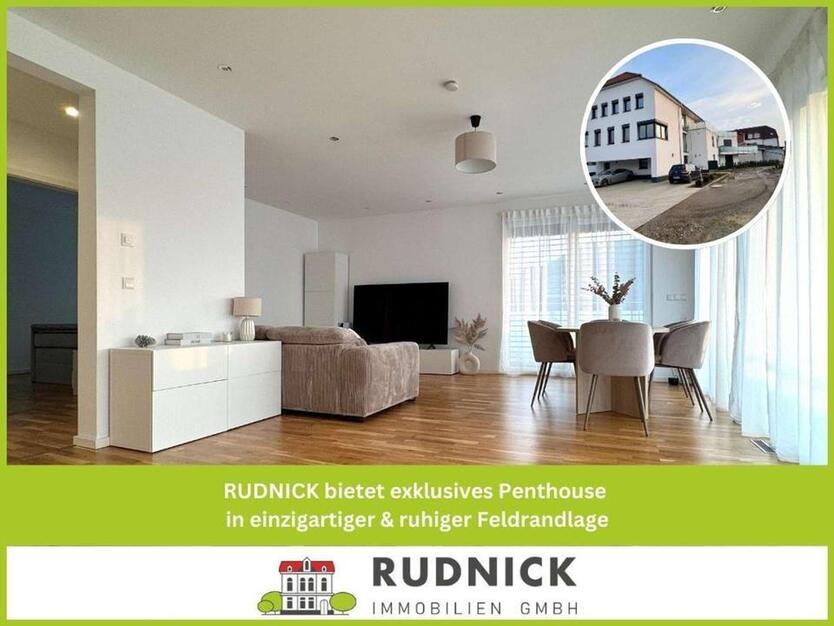 RUDNICK bietet EXKLUSIV: Penthouse in einzigartiger & ruhiger Feldrandlage