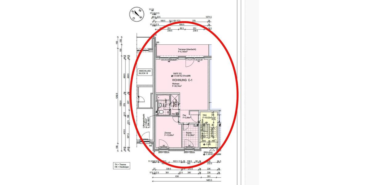 Erdgeschoßwohnung Laatzen - 2 Zimmer, 73 m&sup2;, 216.600&euro; | Angebot:26918445