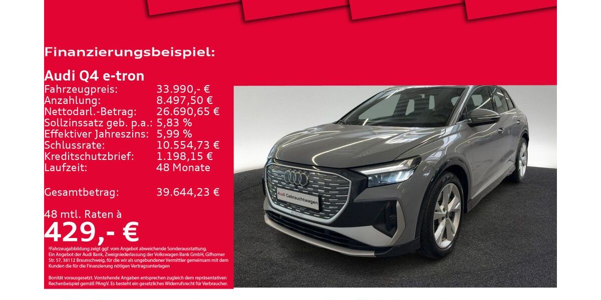 Audi Q4 e-tron 64.628 km 32.950 &euro; Hannover 30179