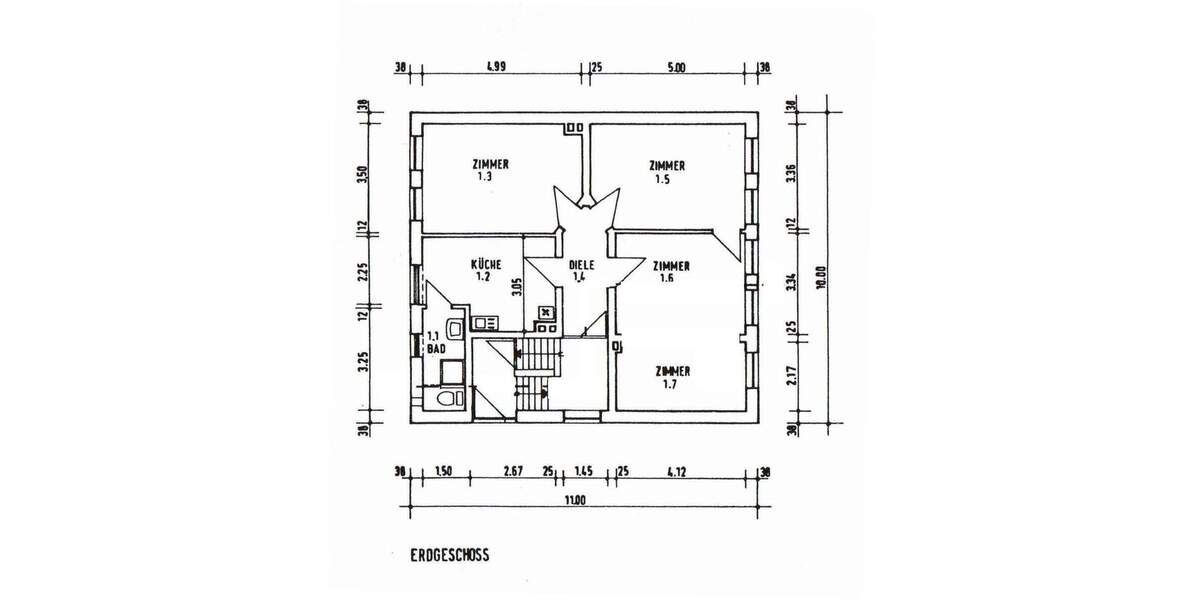 Etagenwohnung Hildesheim Ost - 3 Zimmer, 74 m&sup2;, 169.000&euro; | Angebot:24757295