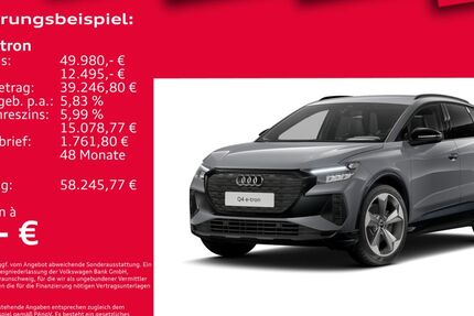 Audi Q4 e-tron 4.865 km 49.980 &euro; Hannover 30179